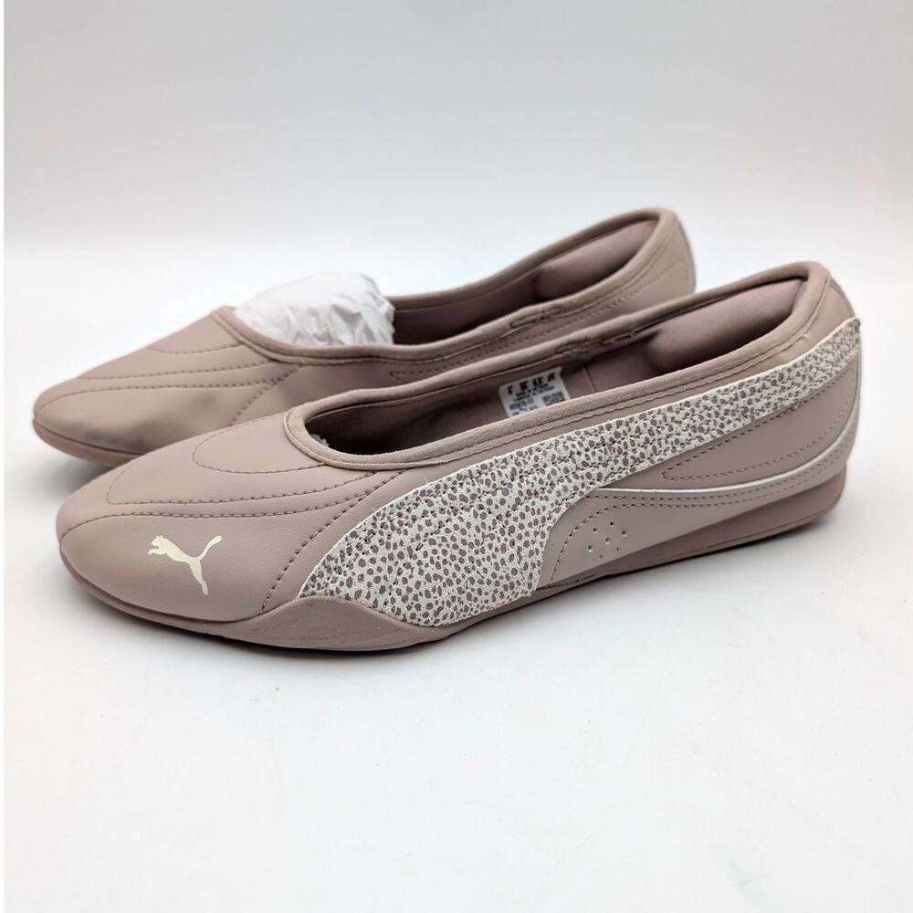 PUMA Catch Soleil Topcat Ballerina Sneakers Rose Latte/Frosted Ivory Size US8.5